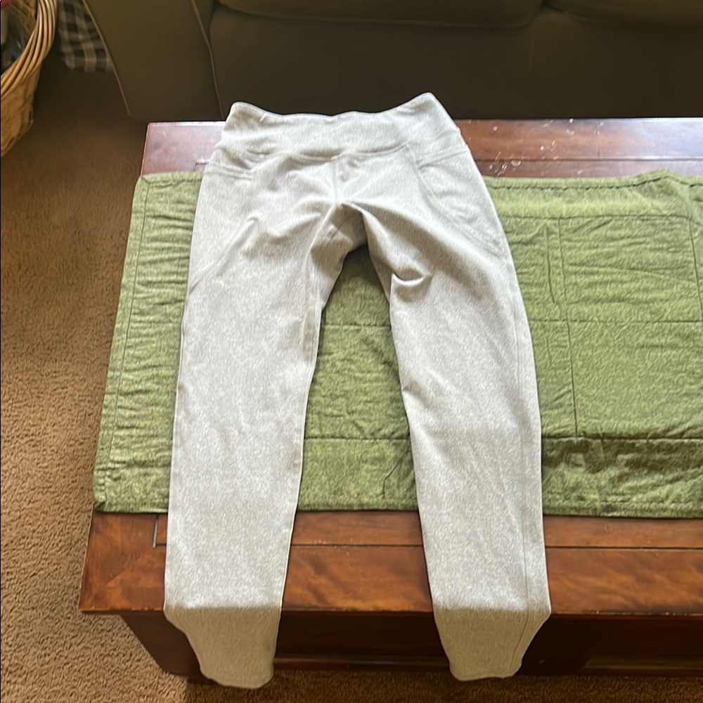 Kyodan Gray Leggings Soft Knit Tapered